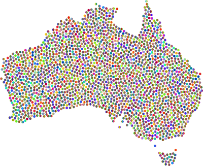 australia dots polyprismatic