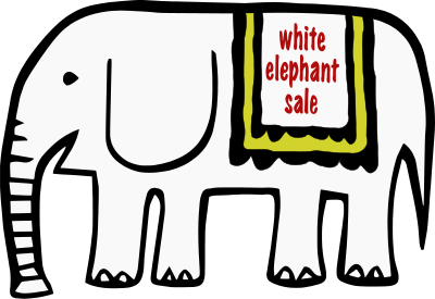 whie elephant sale