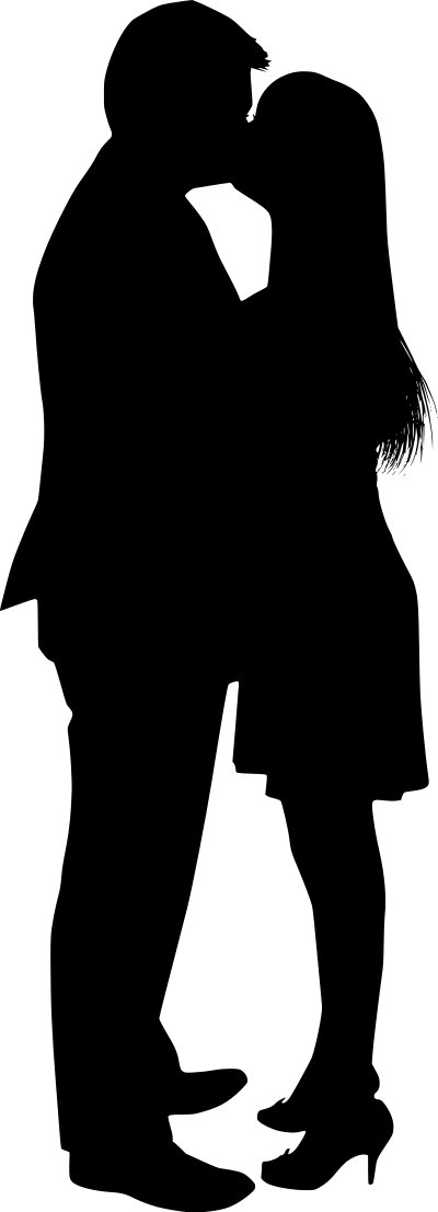 couple silhouette 75