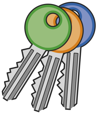 Cles de serrure lock keys