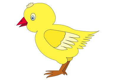 chicken 002 figure color