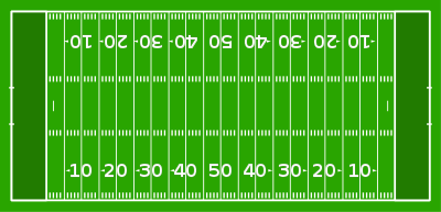 Football field yard lines