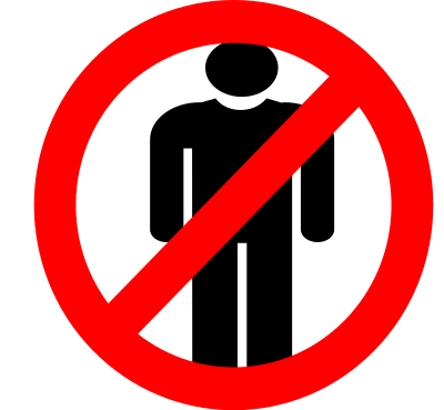 no entry sign