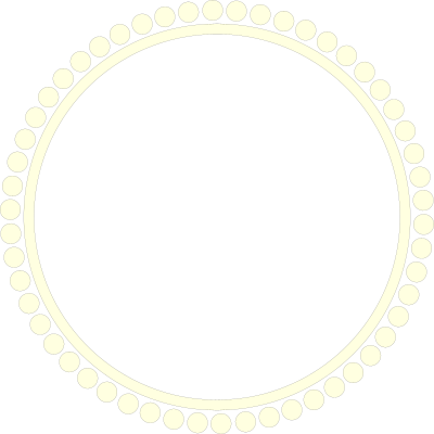 monogram frame with circle
