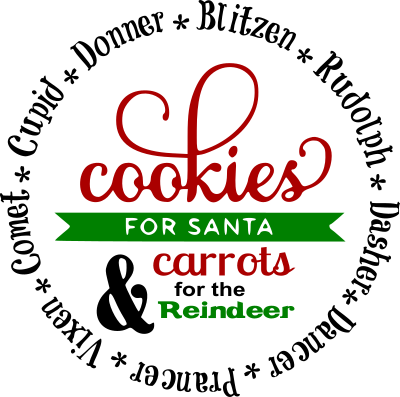 cookies for santa carrors for the reindeer