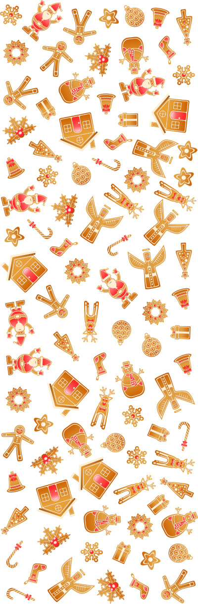gingerbread alphabet font i