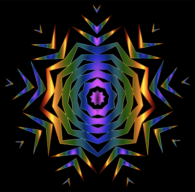 Prismatic Snowflake 2