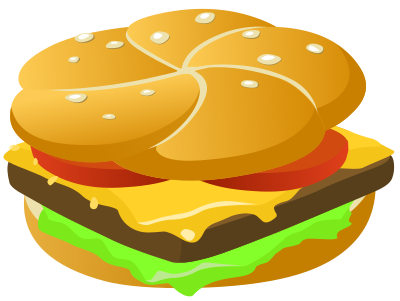 food cheeseburgerisolated