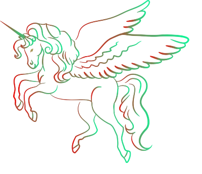 Winged Unicorn Color