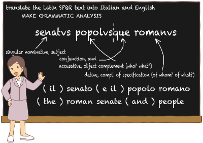 lezione latino spqr