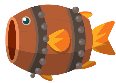 barrel fish anime