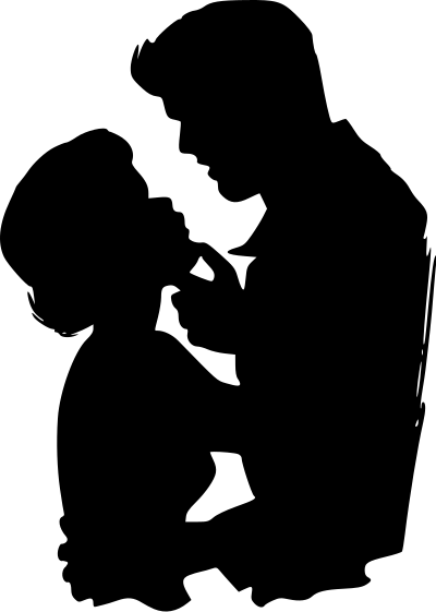 lovers silhouette 0